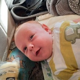 Vor wenigen Wochen erhielt ich dann diese wunderbare Nachricht: Am 18. Mai 2026 wurde Florian gesund geboren – 56 cm groß und 4.400 g schwer.